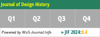 Journal of Design History - WoS Journal Info