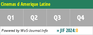 Cinemas d Amerique Latine - WoS Journal Info