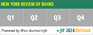 NEW YORK REVIEW OF BOOKS - WoS Journal Info